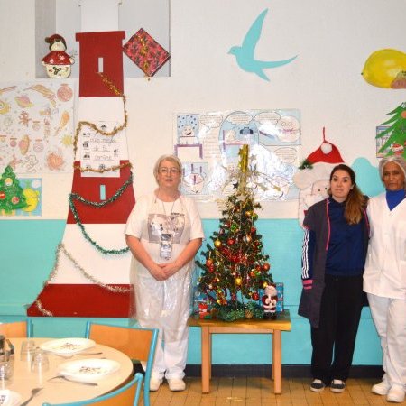 Le réfectoire de JAURES aux couleurs de Noël !